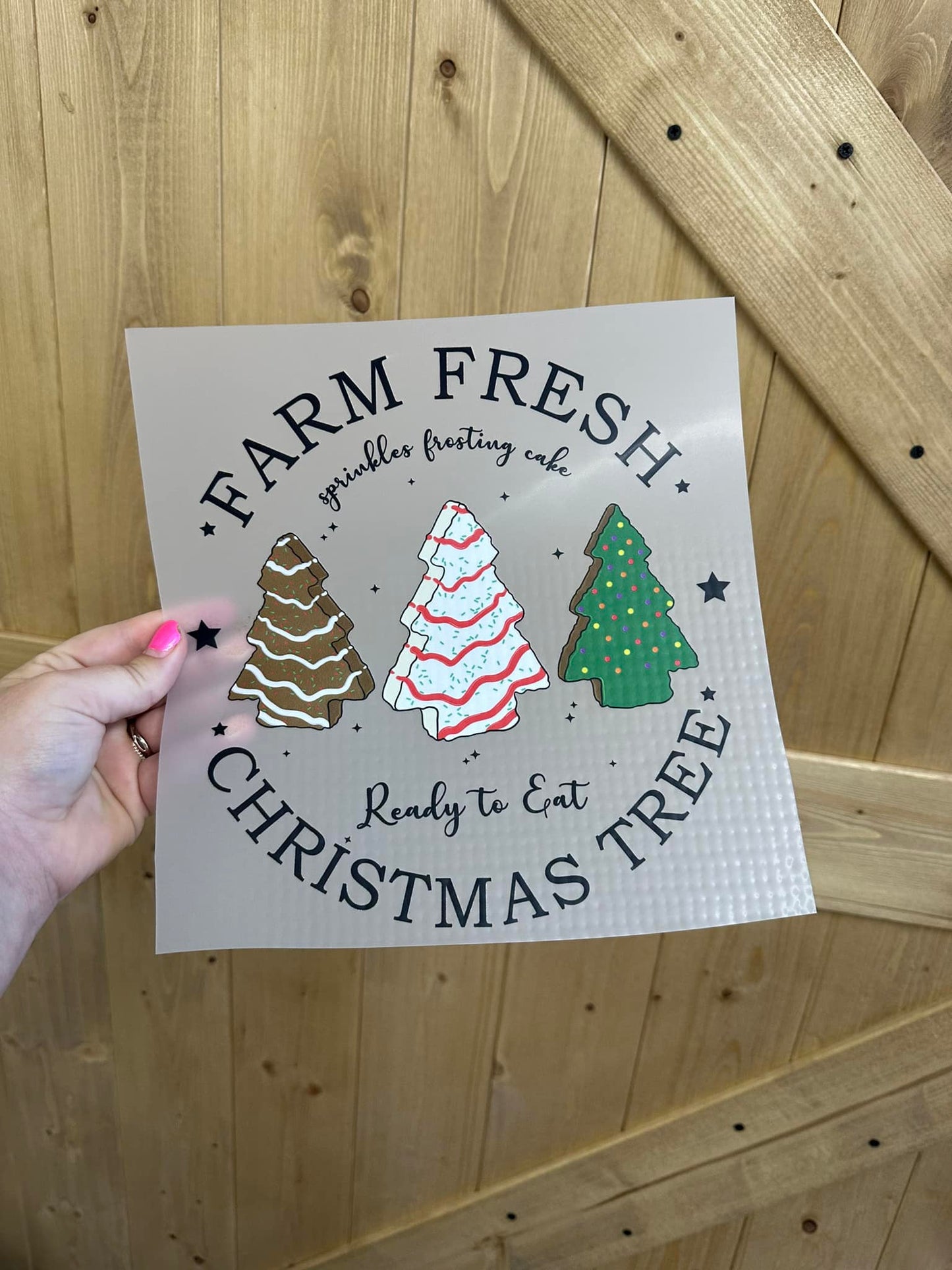 Farm Fresh Christmas Tree cakes