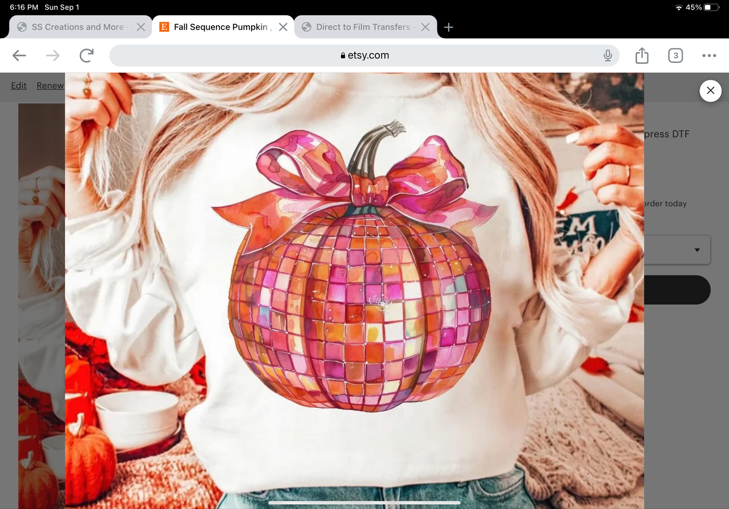 Disco pumpkin