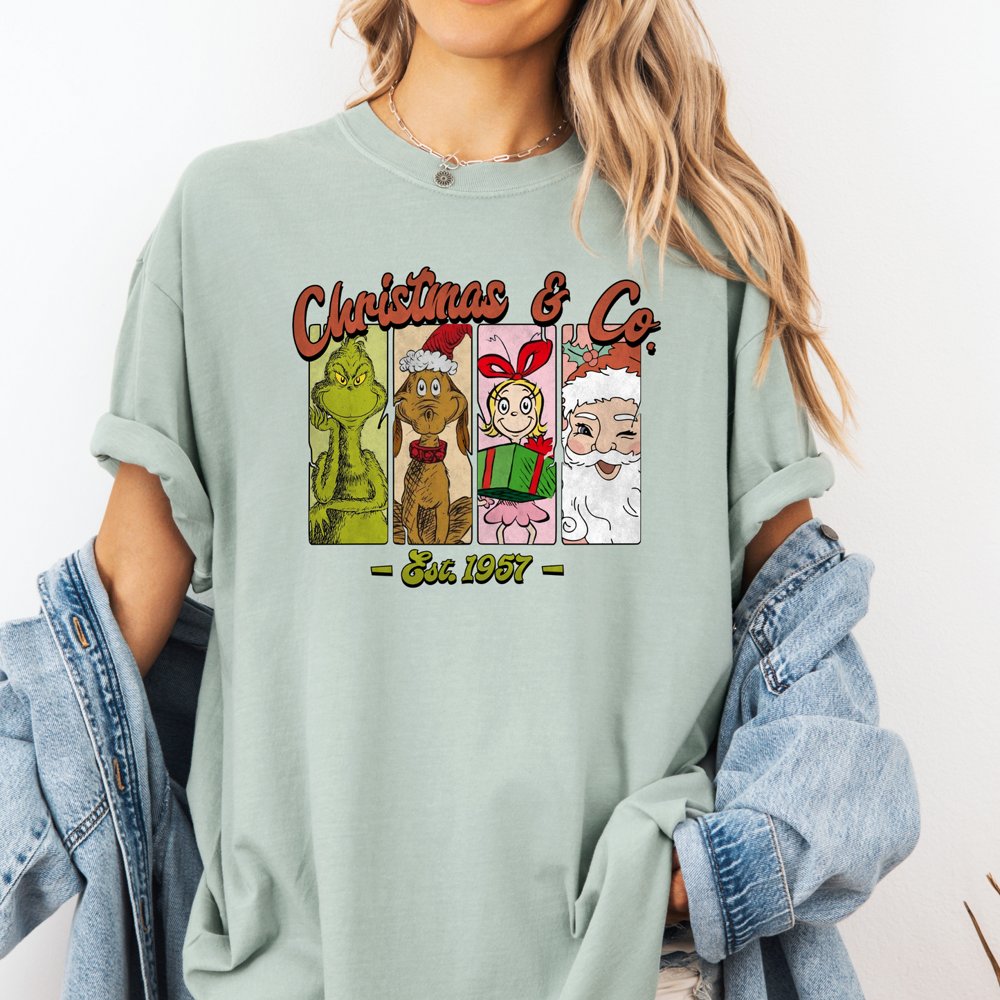 Christmas & Co. Grinch  , ready to press DTF TRANSFER ,shirt iron on