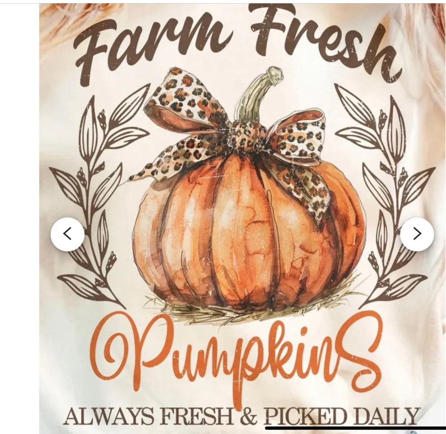 Farm fresh pumpkins