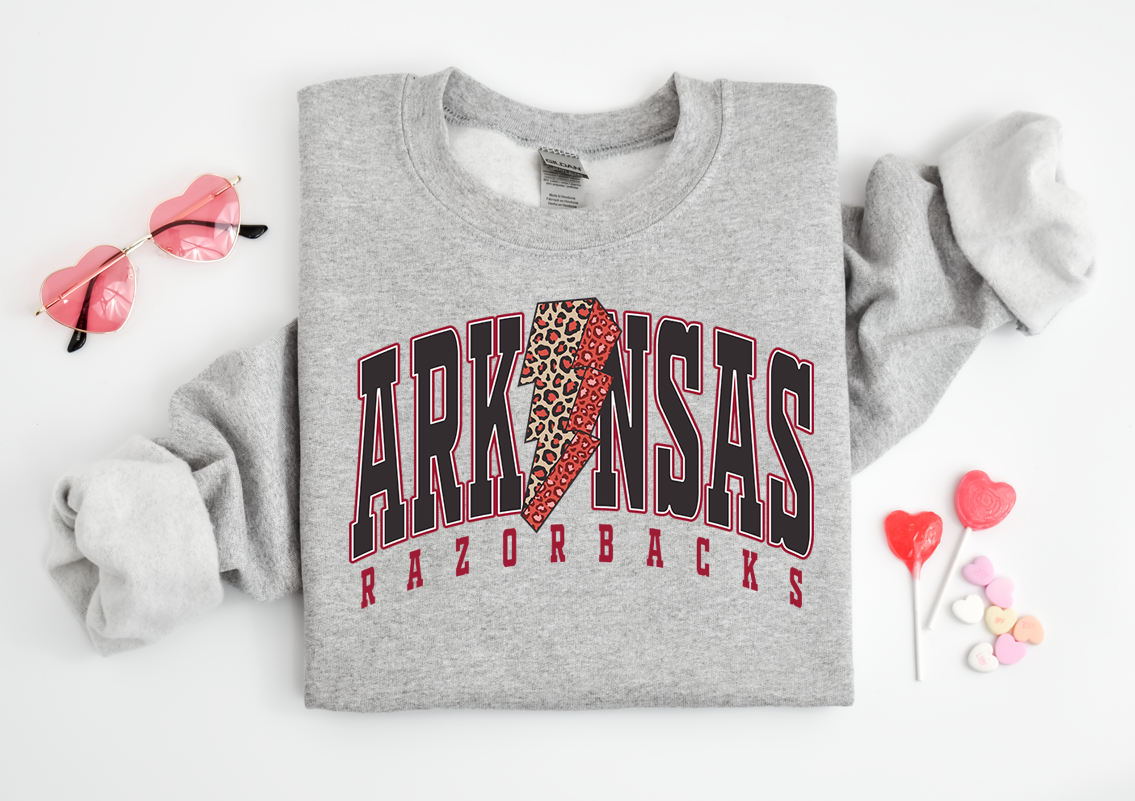 Arkansas Razorback Lightning bolt