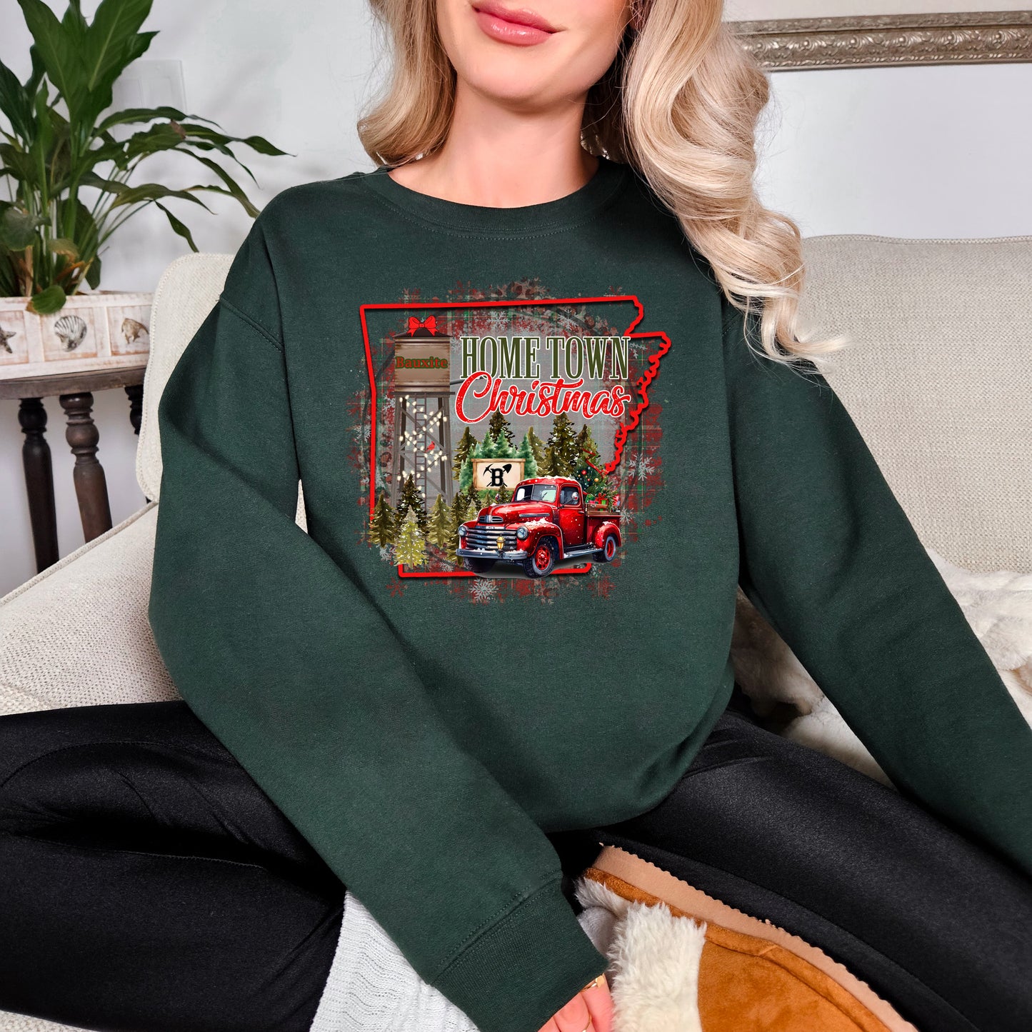 Hometown Christmas Bauxite Sweatshirt