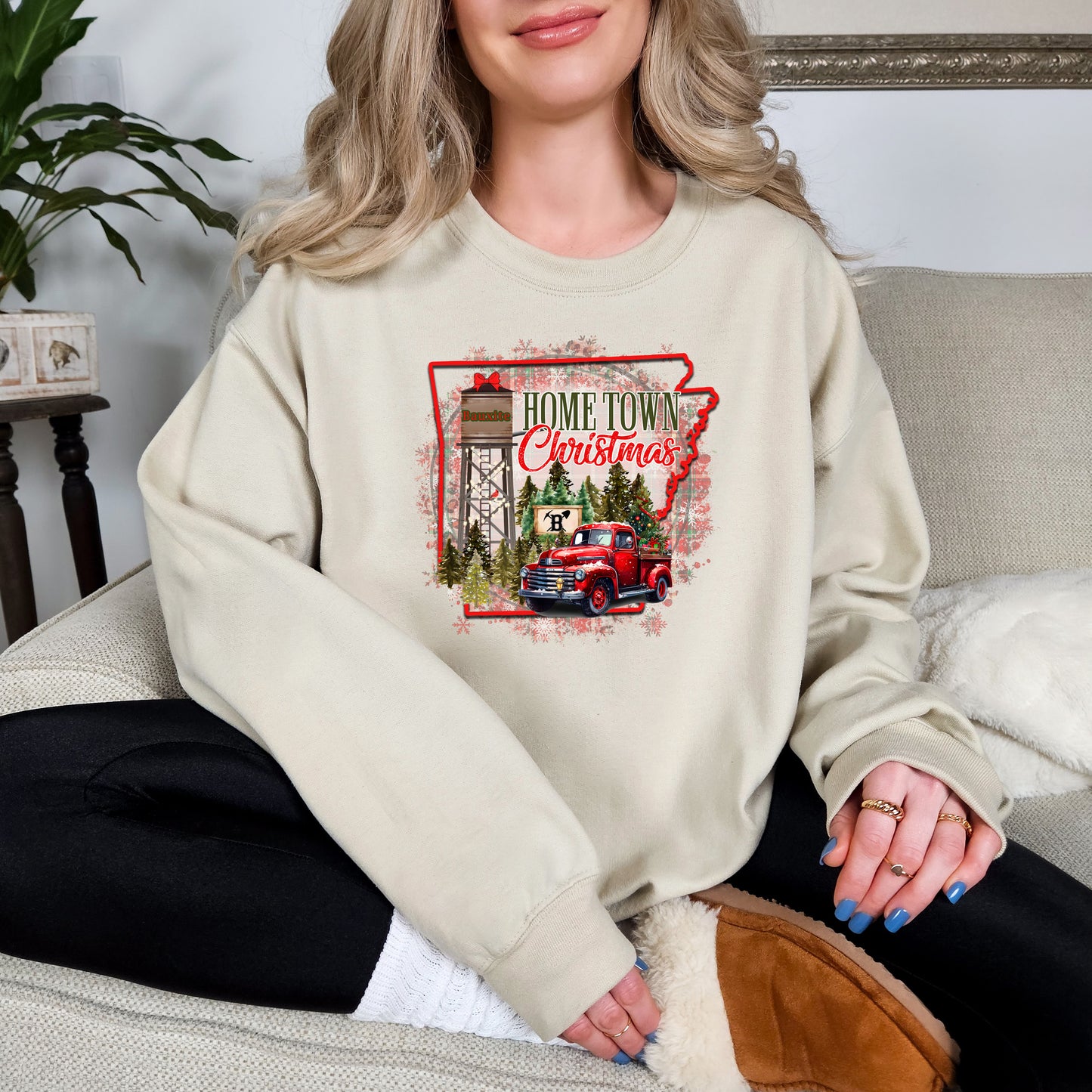 Hometown Christmas Bauxite Sweatshirt