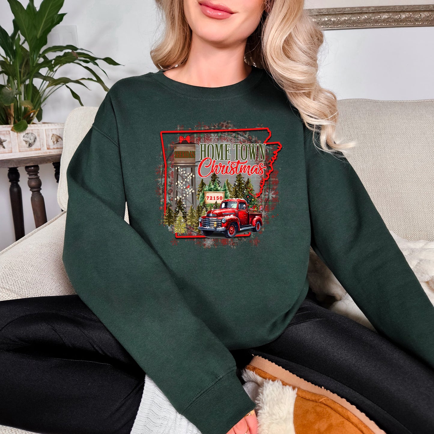 Hometown Christmas Sheridan Sweatshirt Youth Option