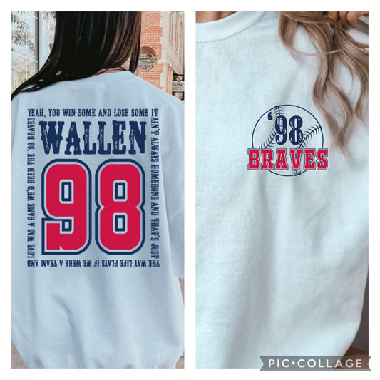 Wallen 98, ready to press DTF TRANSFER ,shirt iron on