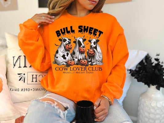 Bull Sheet Cow Lover Club , ready to press DTF TRANSFER ,shirt iron on