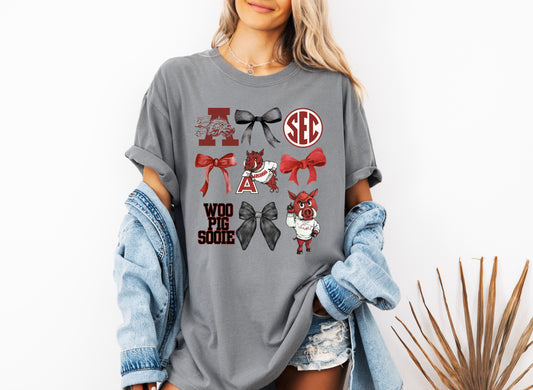 SEC Razorback Collage DTF