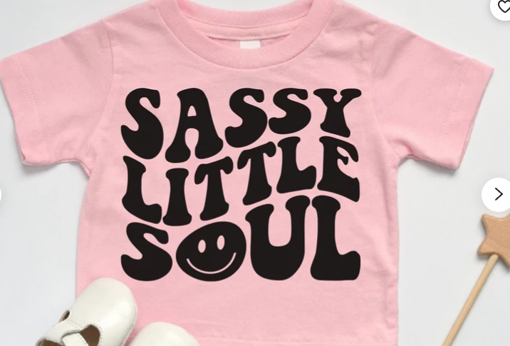Sassy Soul Single Color Promo Transfer Youth/Toddler/Infant